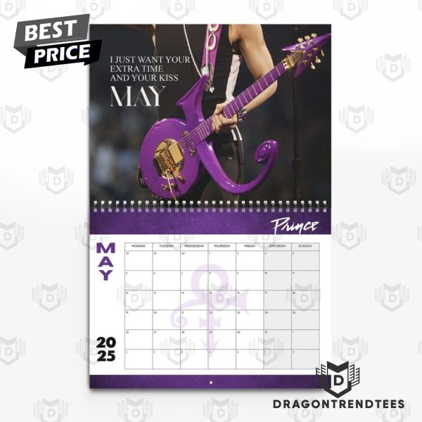 Prince New Year 2025 Calendar