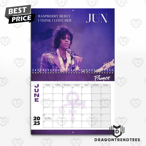 Prince New Year 2025 Calendar