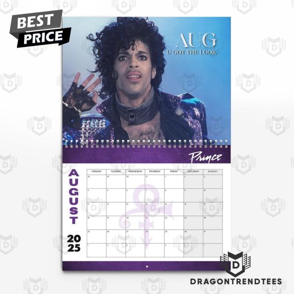 Prince New Year 2025 Calendar