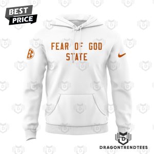 Texas Longhorns Fear Of God State White Hoodie