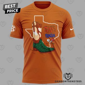 Texas Longhorns x Florida Gators 3D T-Shirt – Orange