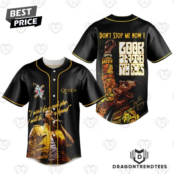 Queen Dont Stop Me Now Baseball Jersey