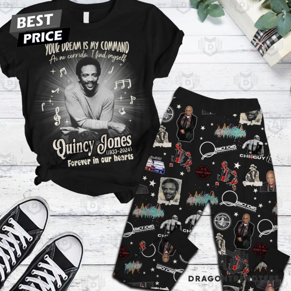 Quincy Jones 1933-2024 Forever In Our Hearts Pajamas Set