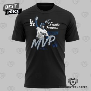 Freddie Freeman Black 2024 World Series MVP Curveball Los Angeles Dodgers 3D T-Shirt