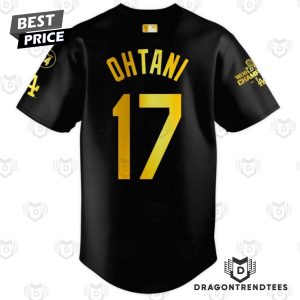 Los Angeles Dodgers Shohei Ohtani 2024 World Series Champions Player Baseball Jersey