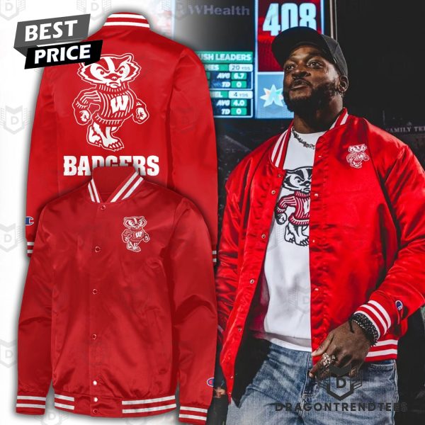 Ryan Ramczyk Wisconsin Badgers Football Baseball Jacket