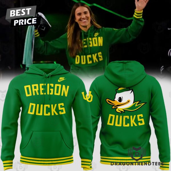 Sabrina Ionescu Oregon Ducks Womens Basketball Hoodie – Green