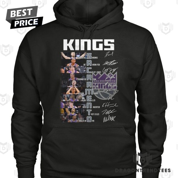 Sacramento Kings Basketball Team Signature Unisex T-Shirt