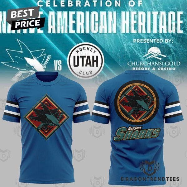 San Jose Sharks Native American Heritage Night 3D T-Shirt