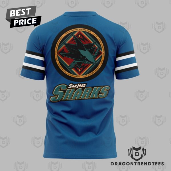 San Jose Sharks Native American Heritage Night 3D T-Shirt