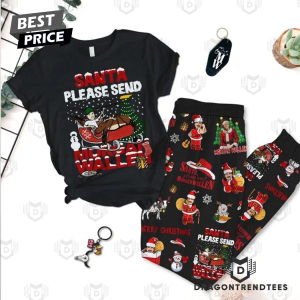 Santa Please Send Morgan Wallen Pajamas Set