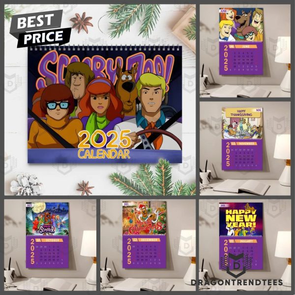 Scooby-Doo Happy New Year 2025 Calendar