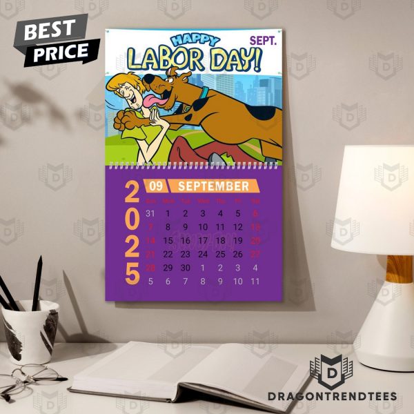 Scooby-Doo Happy New Year 2025 Calendar