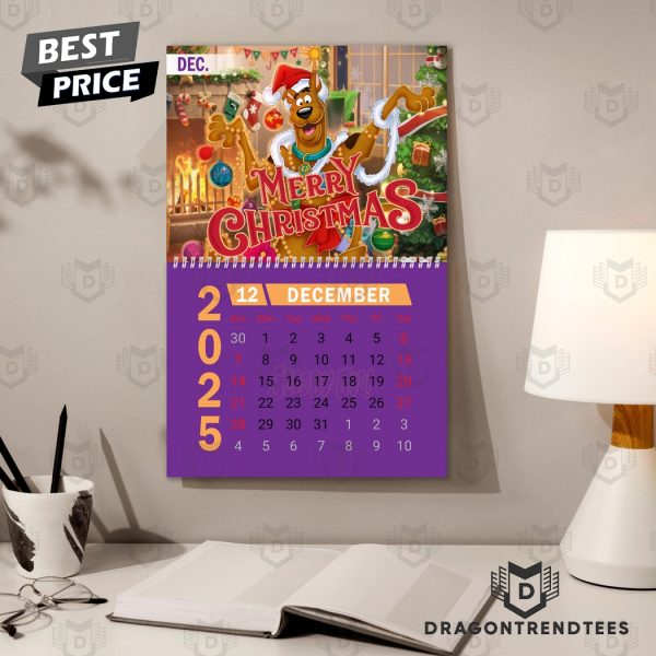 Scooby-Doo Happy New Year 2025 Calendar