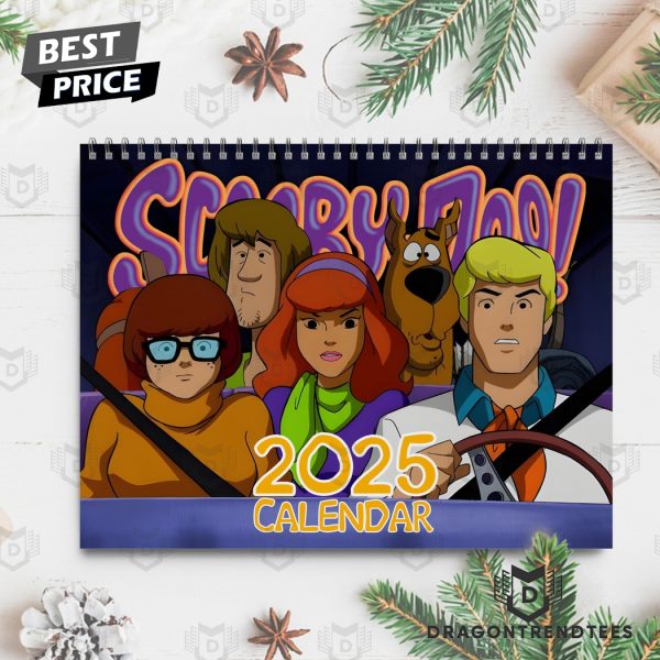 Scooby-Doo Happy New Year 2025 Calendar