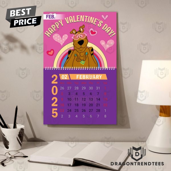 Scooby-Doo Happy New Year 2025 Calendar