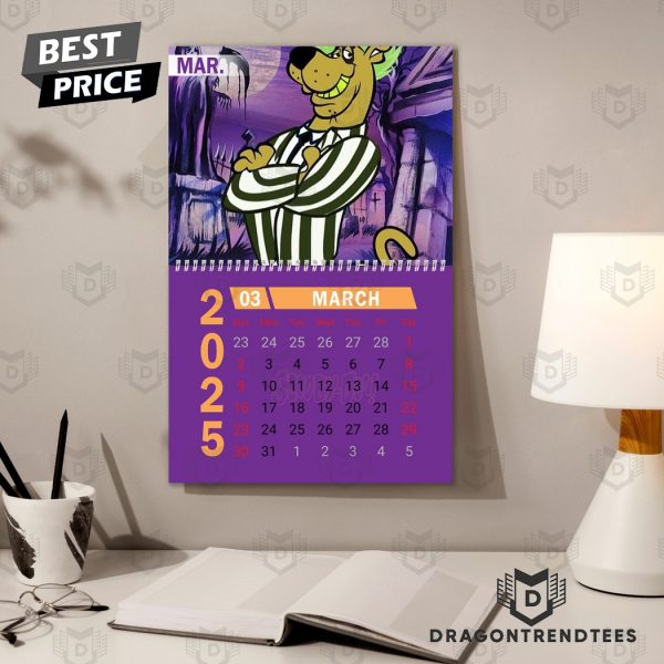 Scooby-Doo Happy New Year 2025 Calendar