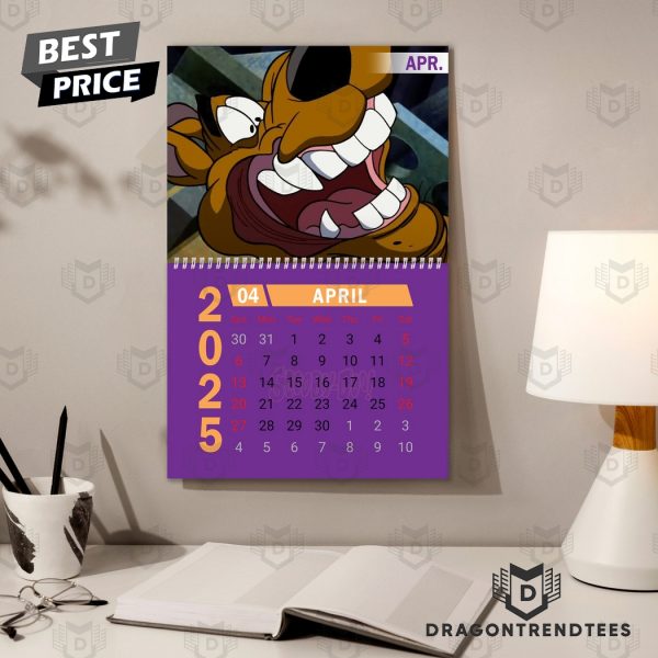 Scooby-Doo Happy New Year 2025 Calendar