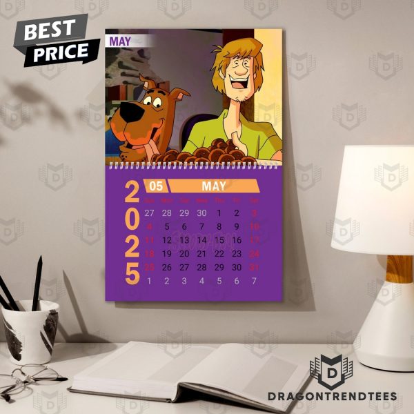 Scooby-Doo Happy New Year 2025 Calendar