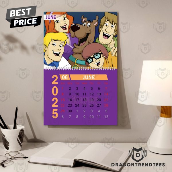 Scooby-Doo Happy New Year 2025 Calendar