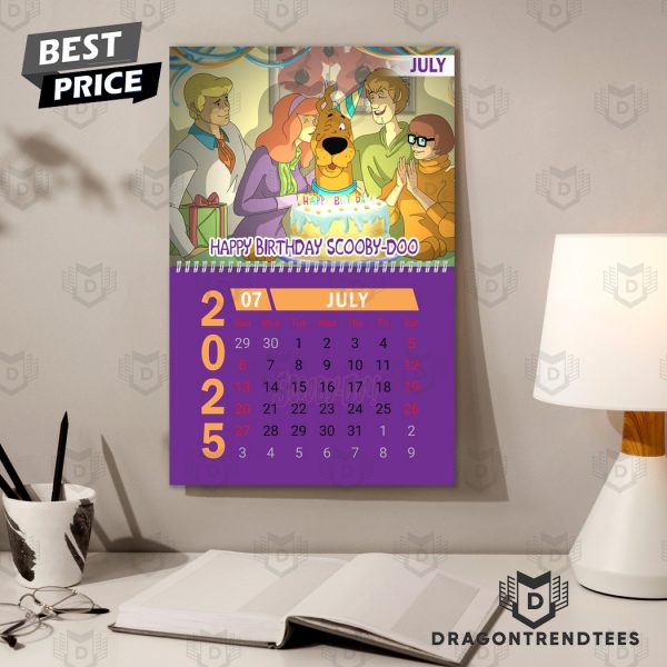 Scooby-Doo Happy New Year 2025 Calendar