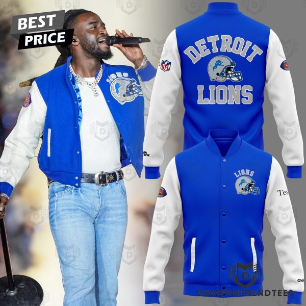 Shaboozey x Detroit Lions Baseball Jacket