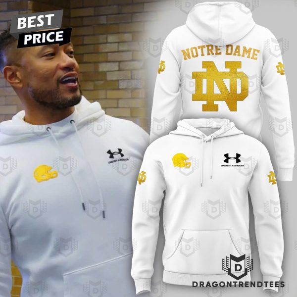 Shamrock Series Notre Dame Fighting Irish Football Hoodie – White