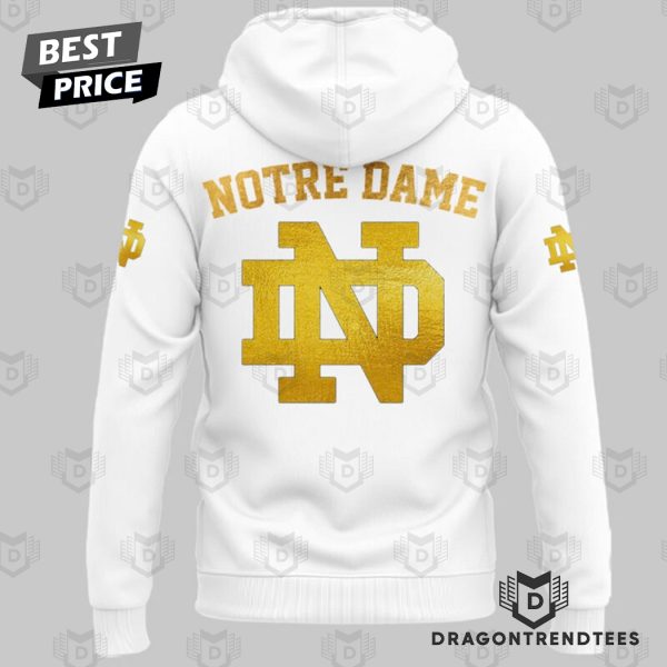 Shamrock Series Notre Dame Fighting Irish Football Hoodie – White