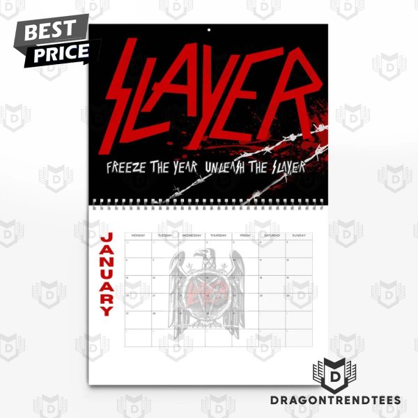 Slayer – Happy New Year 2025 Calendar