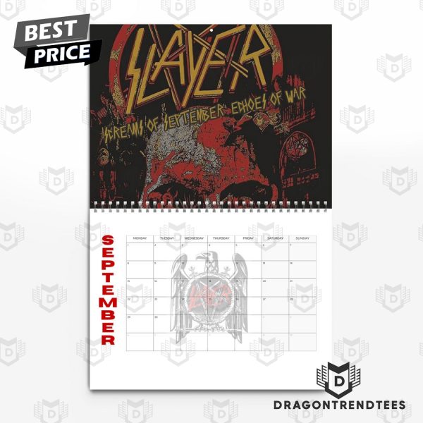 Slayer – Happy New Year 2025 Calendar