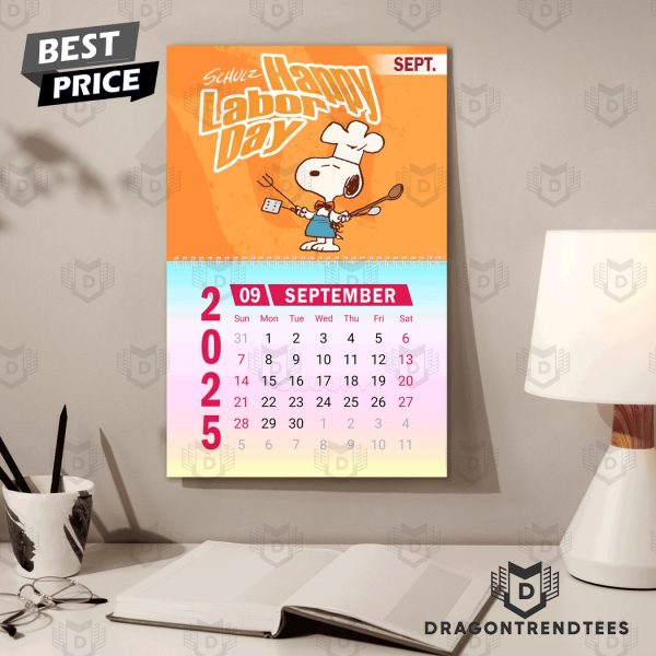 Snoopy Happy New Year 2025 Calendar