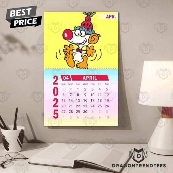 Snoopy Happy New Year 2025 Calendar