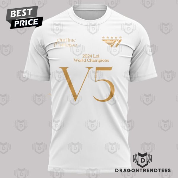 T1 2024 Lol World Champions V5 3D T-Shirt