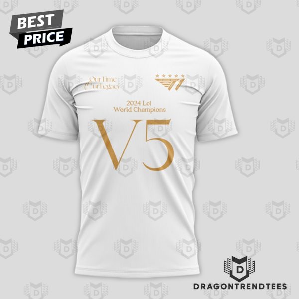 T1 2024 Lol World Champions V5 Back To Back 3D T-Shirt