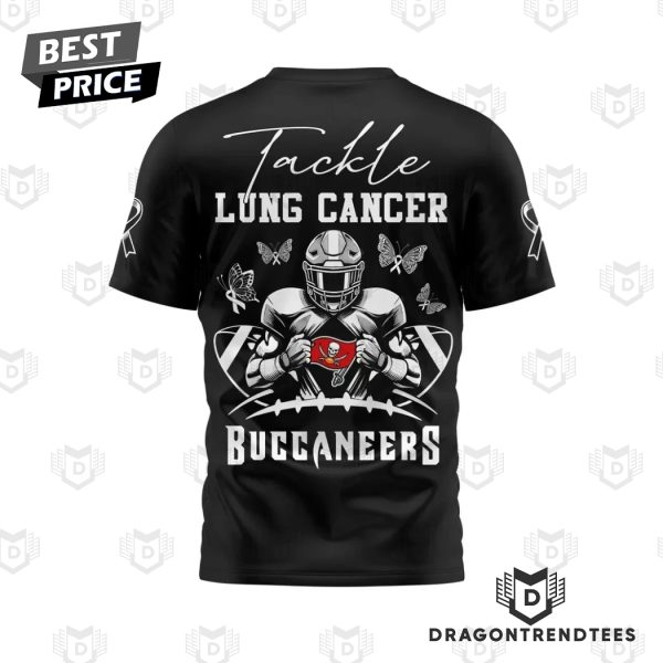 Tampa Bay Buccaneers Tackle Lung Cancer 3D T-Shirt