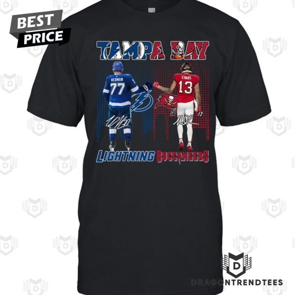 Tampa Bay Lightning x Tampa Bay Buccaneers Signature Unisex T-Shirt