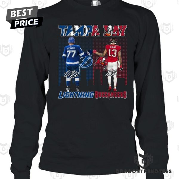 Tampa Bay Lightning x Tampa Bay Buccaneers Signature Unisex T-Shirt