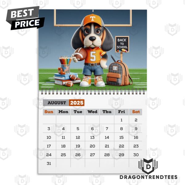 Tennessee Volunteers Football 2025 Calendar