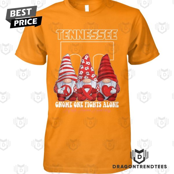 Tennessee Volunteers Gnome One Fights Alone Unisex T-Shirt