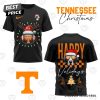 Tennessee Volunteers Happy Voldays 3D T-Shirt – White