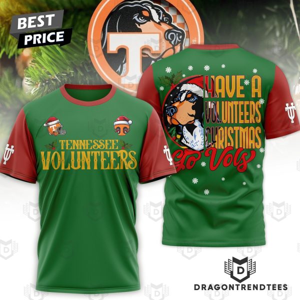 Tennessee Volunteers – Have A Volunteers Christmas Go Vols 3D T-Shirt