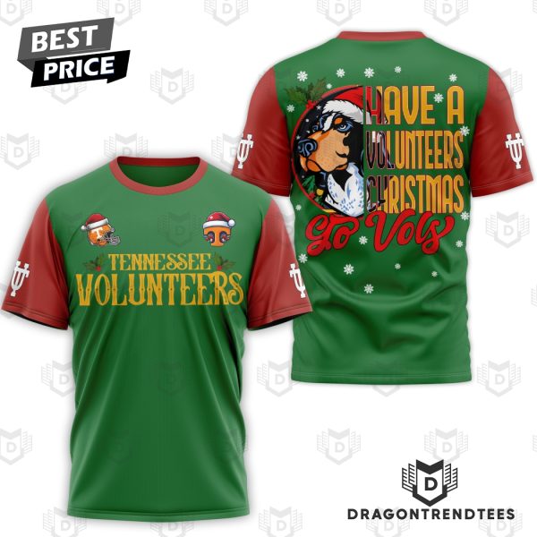 Tennessee Volunteers – Have A Volunteers Christmas Go Vols 3D T-Shirt