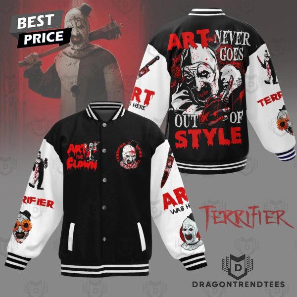 Terrifier – Art Never Goes Out Of Style Baseball Jacket