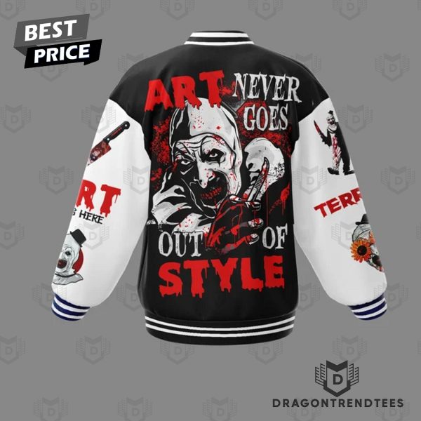 Terrifier – Art Never Goes Out Of Style Baseball Jacket