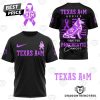 Texas A&M Aggies Fight For Pancreatic Cancer 3D T-Shirt – Purple