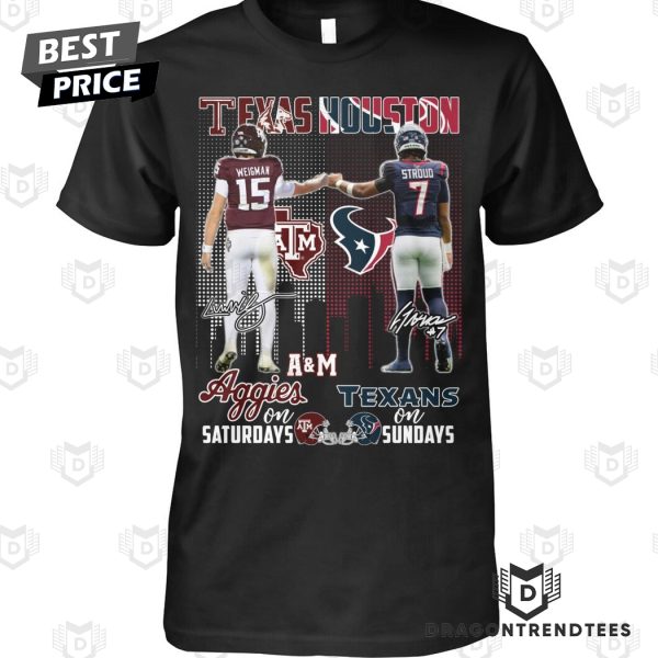 Texas A&M Aggies x Houston Texans Signature Unisex T-Shirt