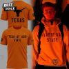 Texas Longhorns Fear Of God State White 3D T-Shirt