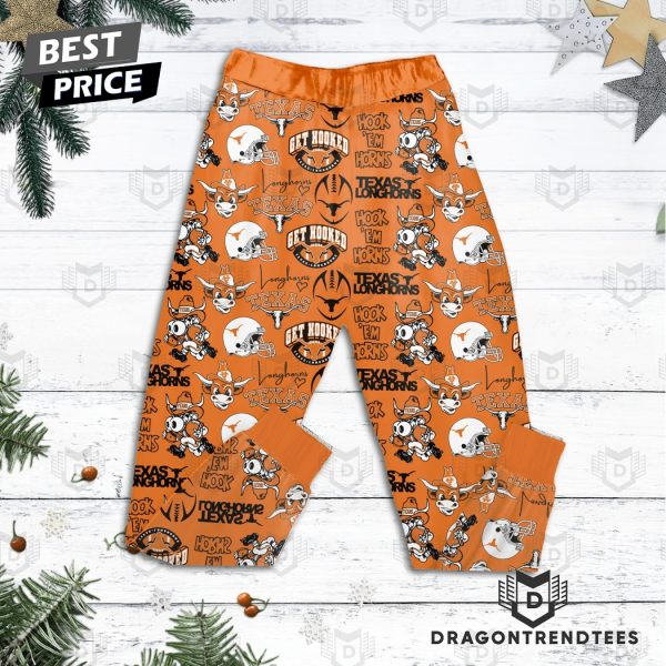 Texas Longhorns Merry Christmas Pajamas Set