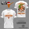 Texas Longhorns – Merry Longhorns Christmas 3D T-Shirt – Red