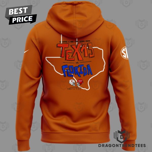 Texas Longhorns x Florida Gators Design Hoodie – Orange